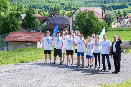 FOTO  Slovenske olimpijske sanje ponesli širom naše občine 49